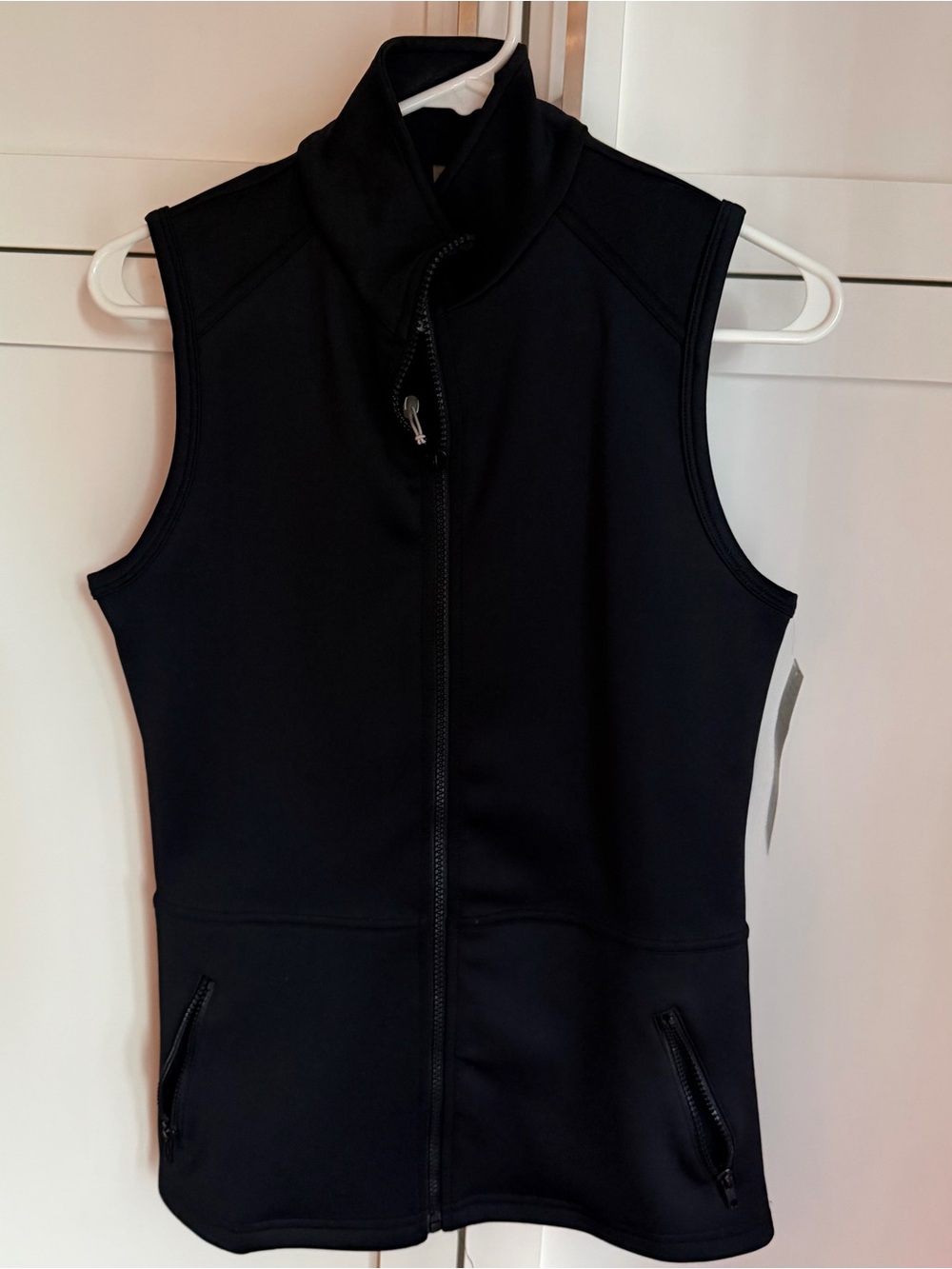 PRISMSPORT Black Sleeveless Zip-Up Vest